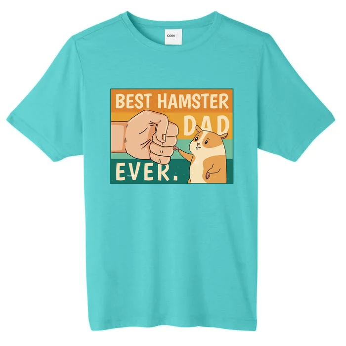 Best Hamster Dad Ever Retro ChromaSoft Performance T-Shirt