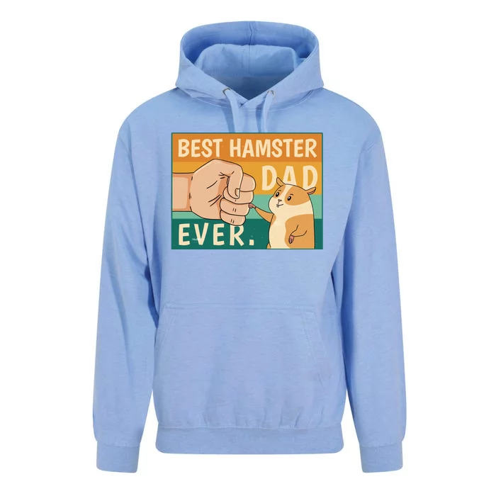 Best Hamster Dad Ever Retro Unisex Surf Hoodie