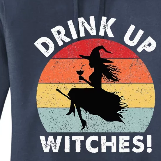 Bartender Halloween Drink Up Witches Women's Pullover Hoodie