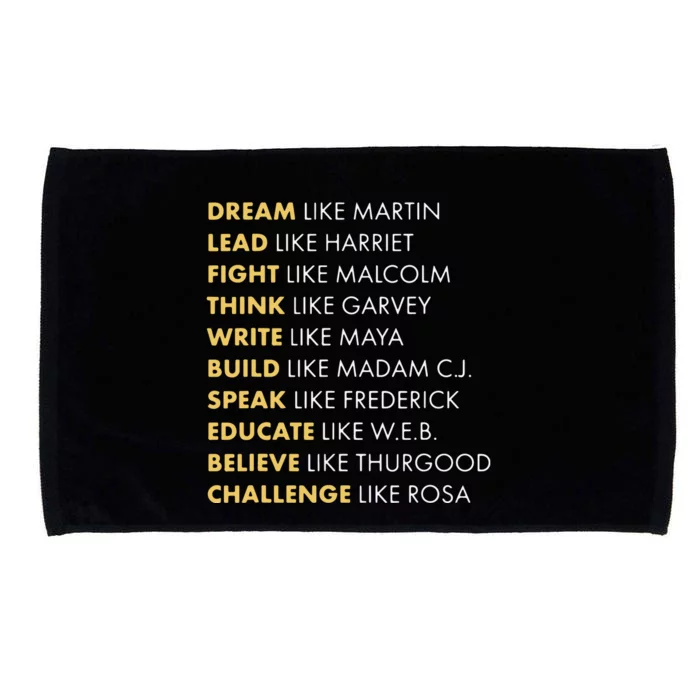 Black History Dream Like Martin Microfiber Hand Towel