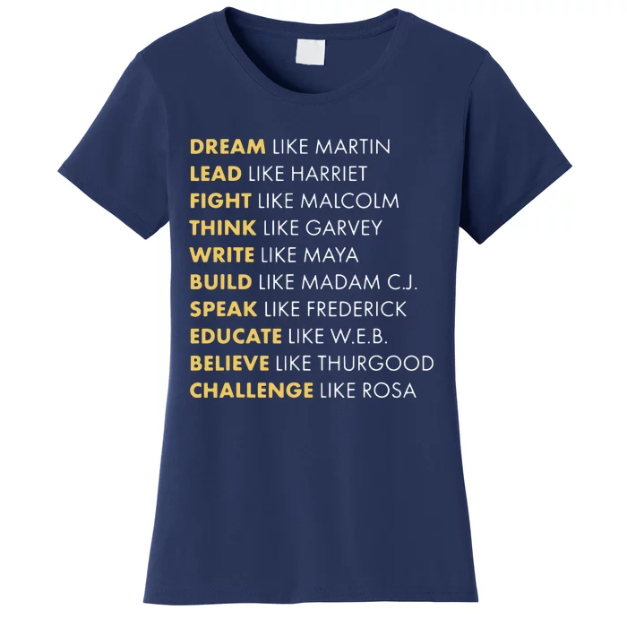 Black History Dream Like Martin Women's T-Shirt