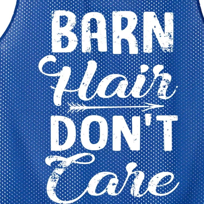 Barn Hair Dont Care Gift Mesh Reversible Basketball Jersey Tank