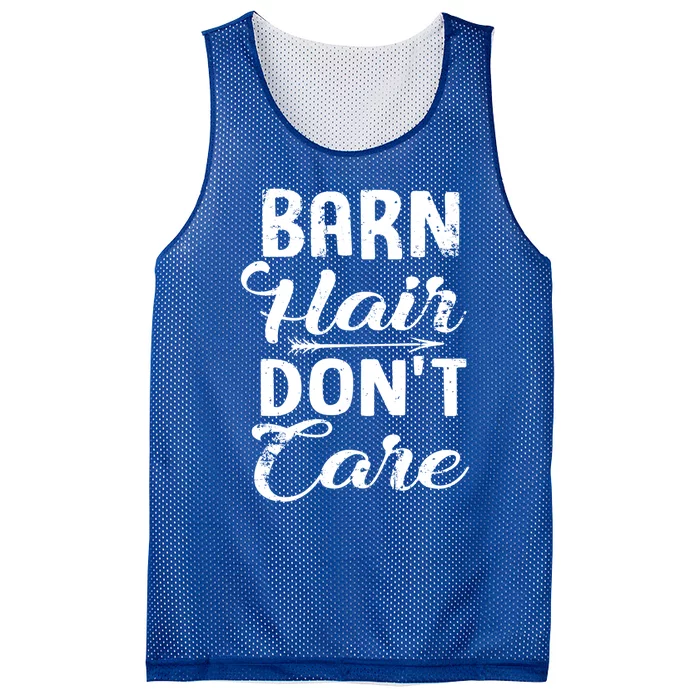 Barn Hair Dont Care Gift Mesh Reversible Basketball Jersey Tank