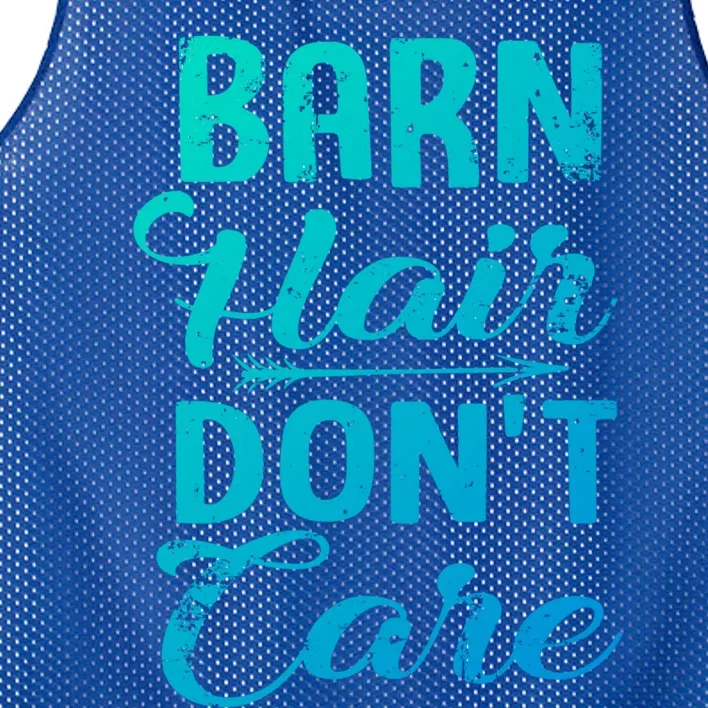 Barn Hair Dont Care Gift Mesh Reversible Basketball Jersey Tank