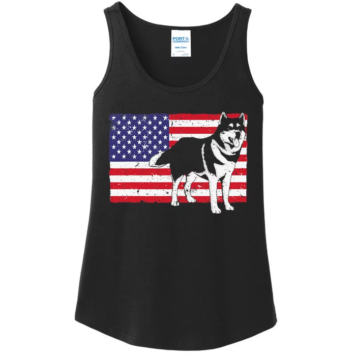 Best Husky Design For  Siberian Husky Pet Dog Lover Ladies Essential Tank