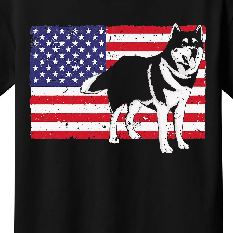 Best Husky Design For  Siberian Husky Pet Dog Lover Kids T-Shirt