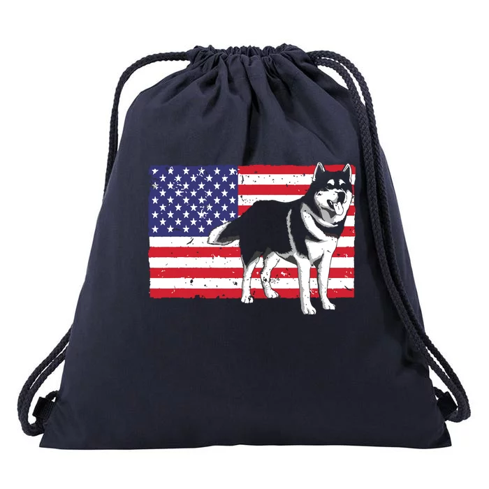 Best Husky Design For Men Women Siberian Husky Pet Dog Lover Drawstring Bag