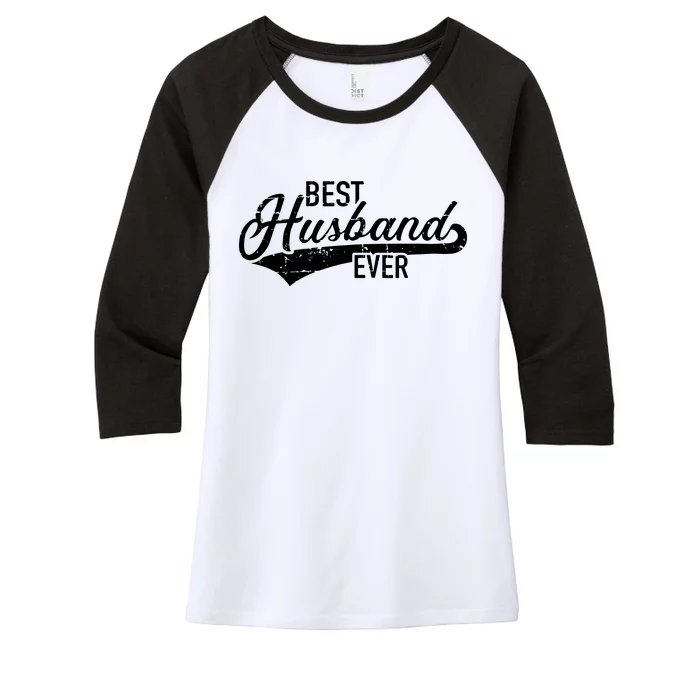 Best Husband Ever Women's Tri-Blend 3/4-Sleeve Raglan Shirt