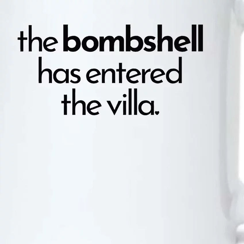 Bombshell Has Entered The Villa Funy Got A Text Chat Meme Black Color Changing Mug