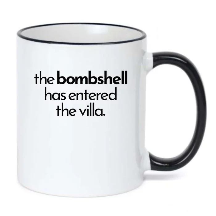 Bombshell Has Entered The Villa Funy Got A Text Chat Meme Black Color Changing Mug