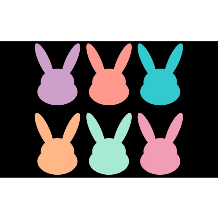 Bunny Head Easter Holiday Bumper Sticker