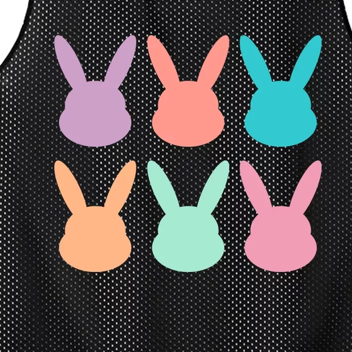 Bunny Head Easter Holiday Mesh Reversible Basketball Jersey Tank