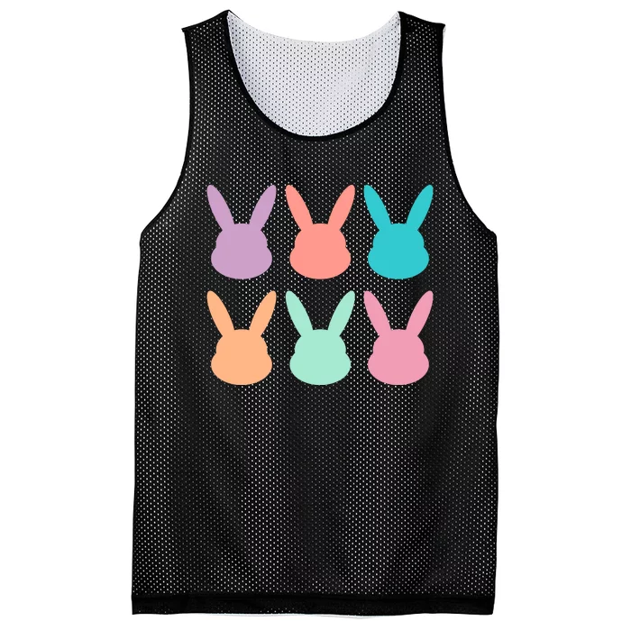 Bunny Head Easter Holiday Mesh Reversible Basketball Jersey Tank