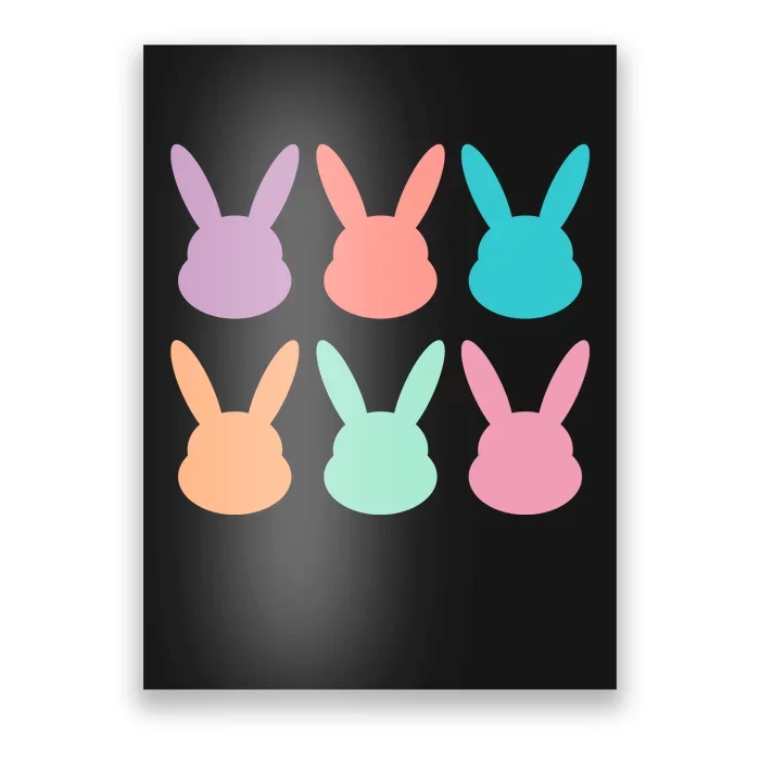 Bunny Head Easter Holiday Poster