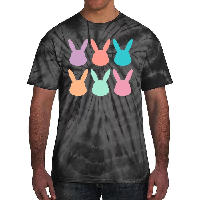 Bunny Head Easter Holiday Tie-Dye T-Shirt