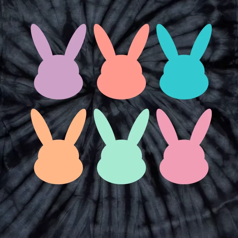 Bunny Head Easter Holiday Tie-Dye T-Shirt