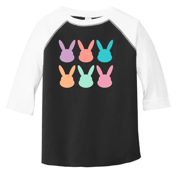 Bunny Head Easter Holiday Toddler Fine Jersey T-Shirt