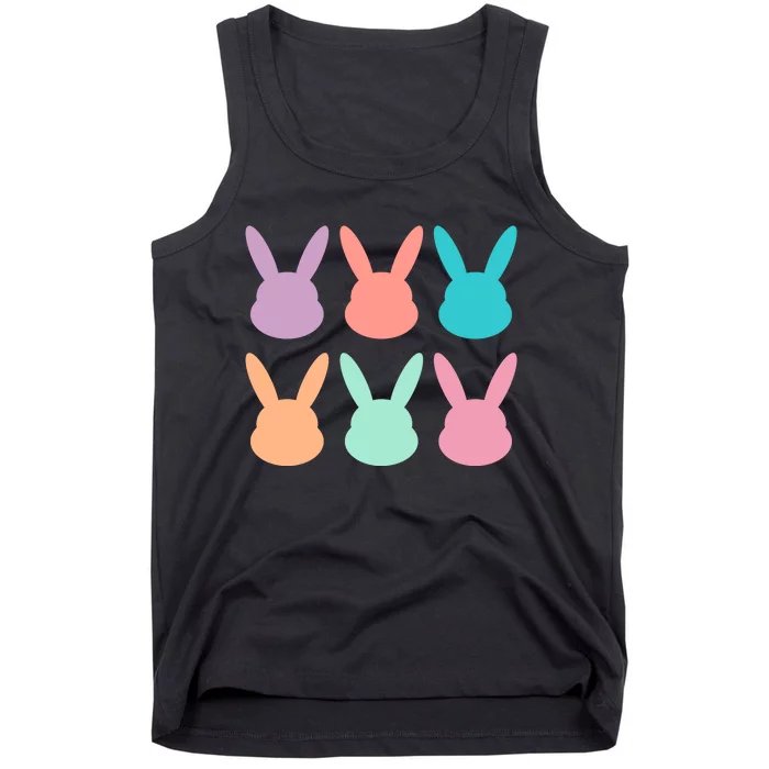 Bunny Head Easter Holiday Tank Top