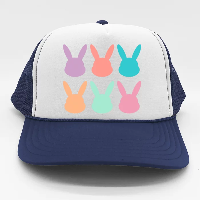 Bunny Head Easter Holiday Trucker Hat