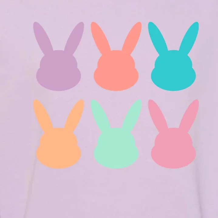 Bunny Head Easter Holiday Garment-Dyed Sweatshirt