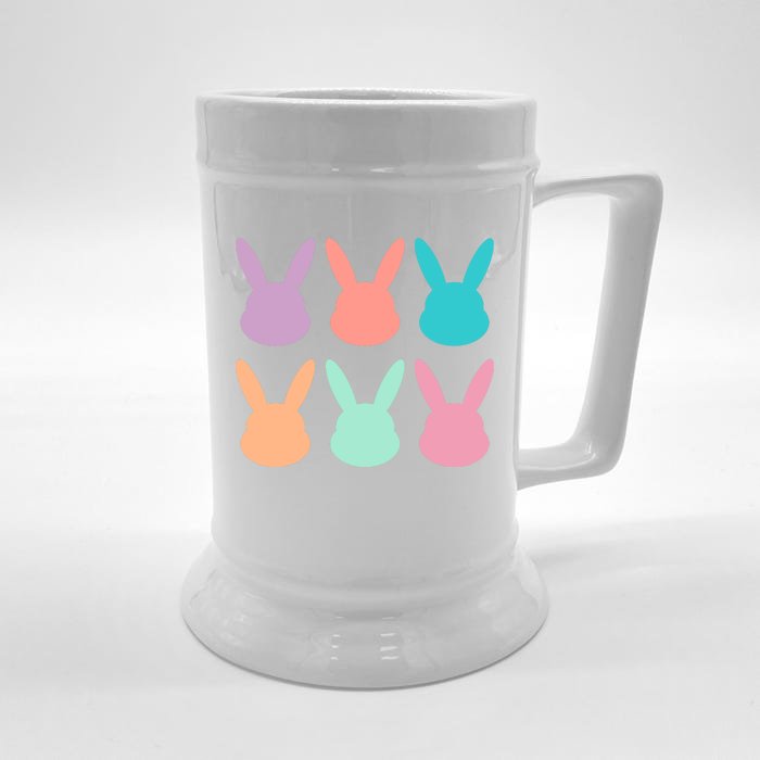 Bunny Head Easter Holiday Front & Back Beer Stein