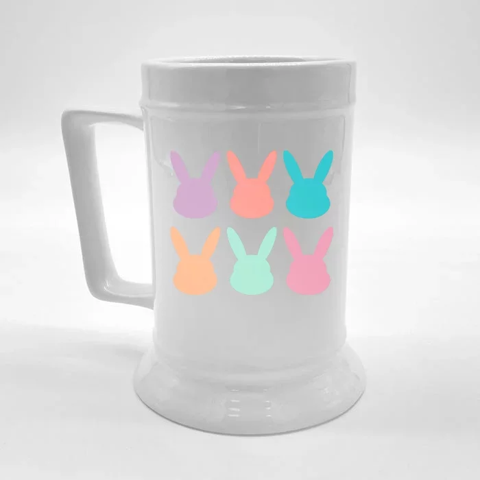 Bunny Head Easter Holiday Front & Back Beer Stein