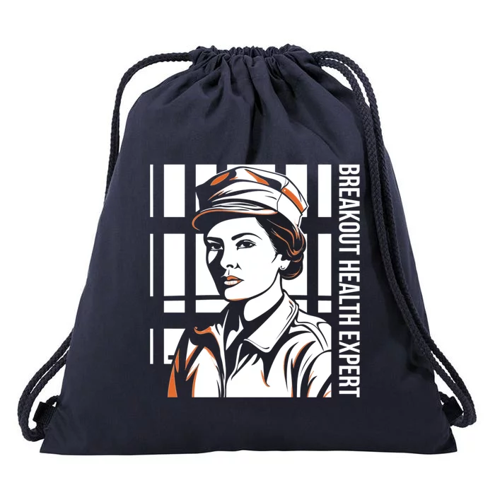 Breakout Health Expert Corrections Nursing Gift Drawstring Bag