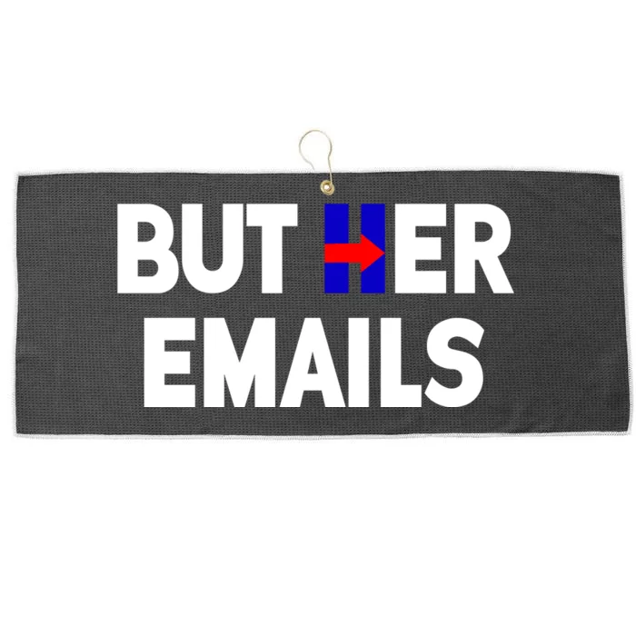 But Her Emails Hillary Republicans Tears Large Microfiber Waffle Golf Towel