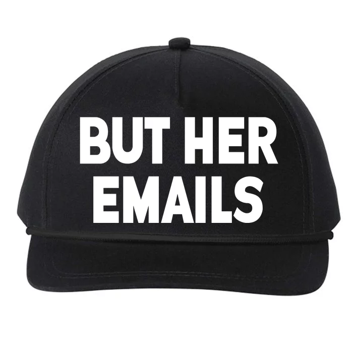 But Her Emails Snapback Five-Panel Rope Hat