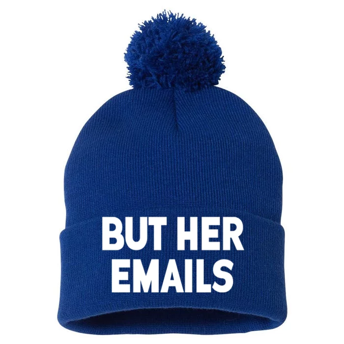 But Her Emails Pom Pom 12in Knit Beanie