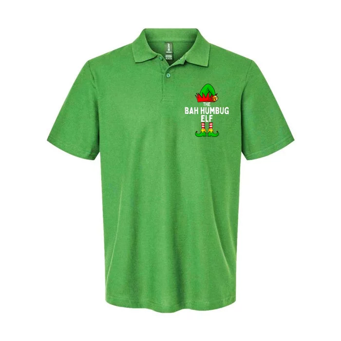 Bah Humbug Elf Matching Family Christmas Softstyle Adult Sport Polo