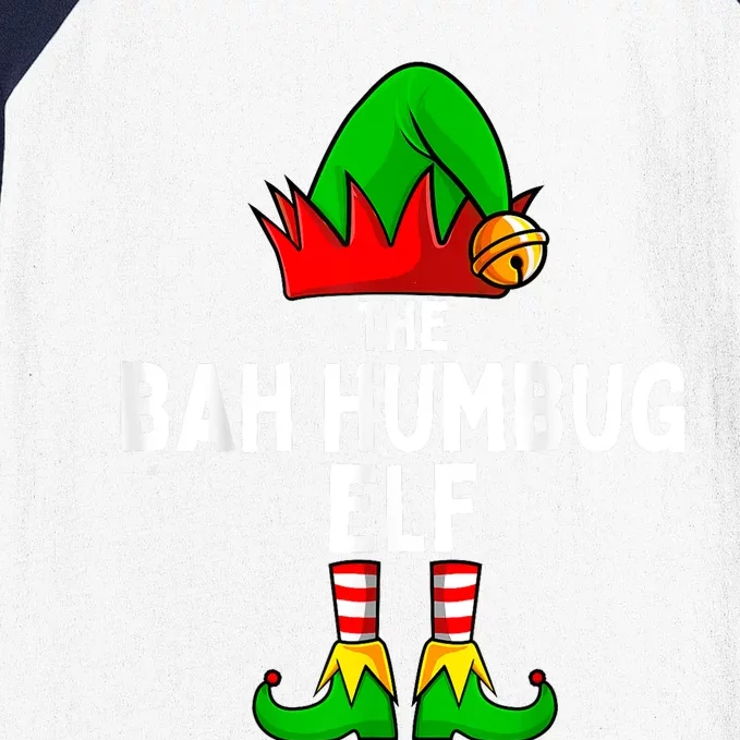 Bah Humbug Elf Matching Family Christmas Baseball Sleeve Shirt