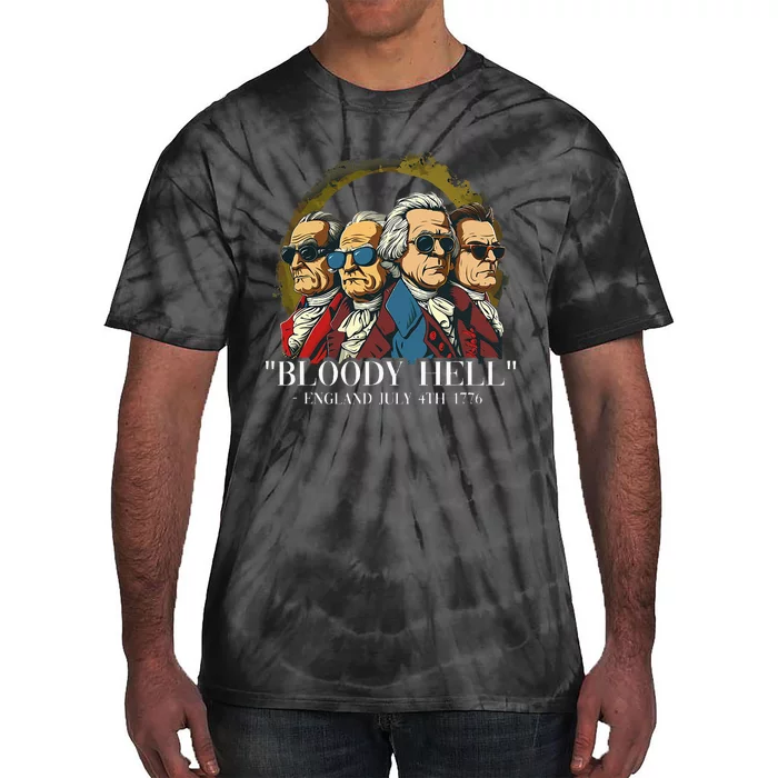 Bloody Hell England July 4th 1776 Tie-Dye T-Shirt