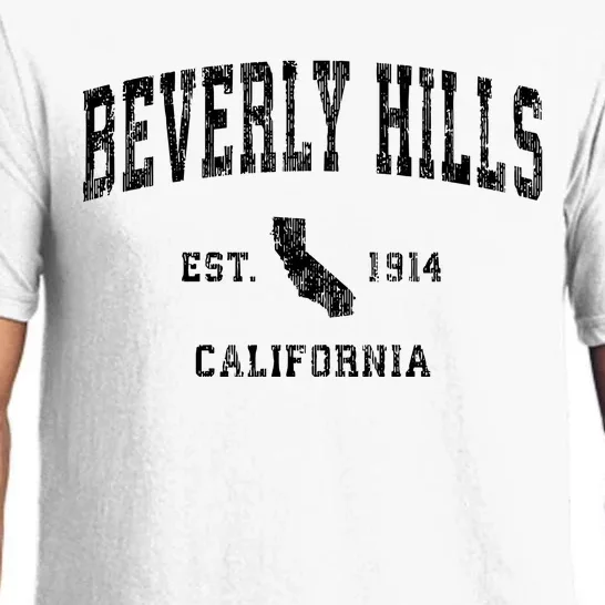 Beverly Hills Est 1914 California Ca Pajama Set