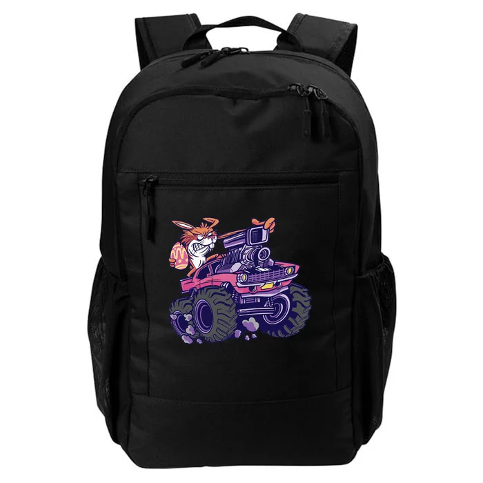 Bunny Happy Easter Monster Truck Lovers Daily Commute Backpack