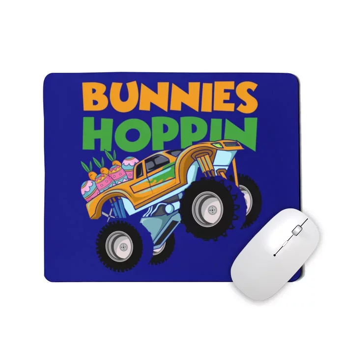 Bunnies Hoppin Easter Egg Monster Truck Happy Easter Day Gift Mousepad