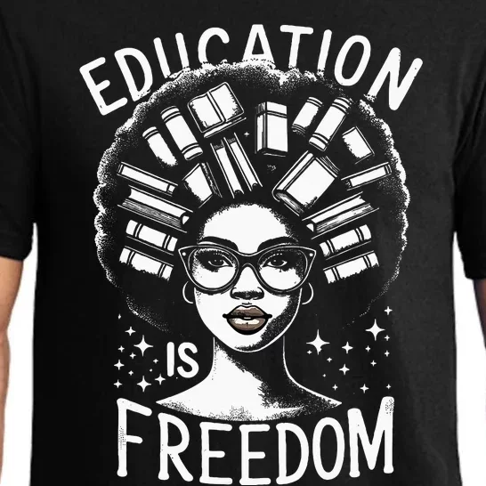 Black History Education Is Freedom Books Pajama Set