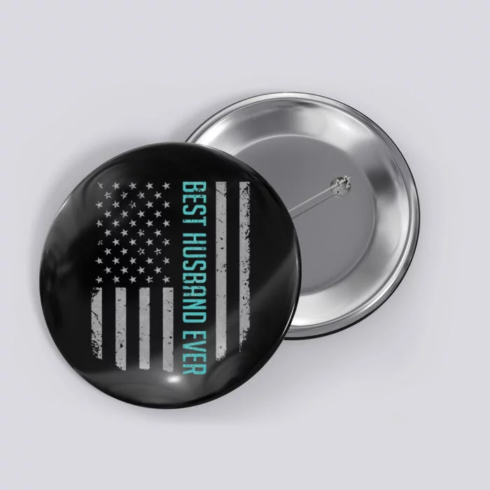 Best Husband Ever American Flag Gifts For Father's day Button