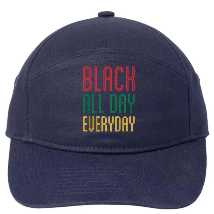 Black History Everyday Month African Pride 2020 Doctors Mlk Funny Gift 7-Panel Snapback Hat