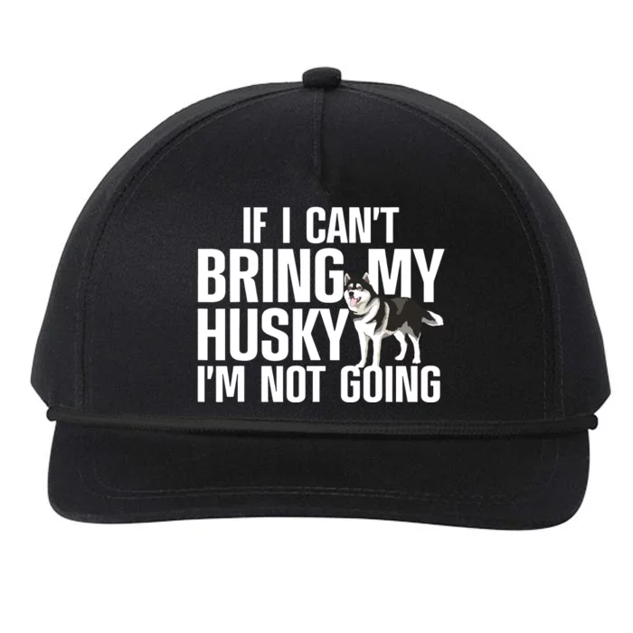 Best Husky For Men Women Siberian Huskies Dog Lover Trainer Snapback Five-Panel Rope Hat