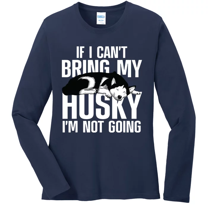 Best Husky For Men Women Siberian Huskies Dog Lover Trainer Ladies Long Sleeve Shirt