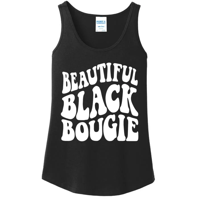 Black History For Wo Beautiful Black Bougie Afro Ladies Essential Tank