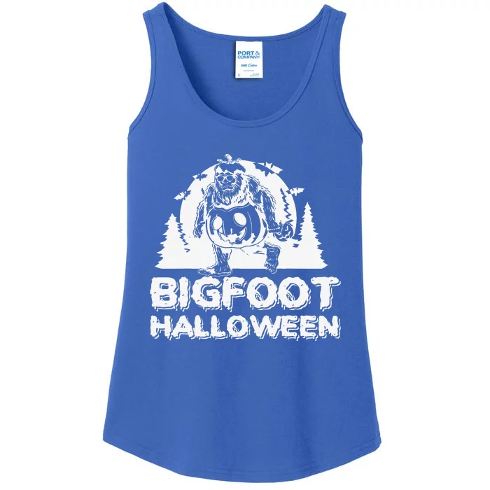 Bigfoot Halloween Funny Halloween Costume Gift Ladies Essential Tank