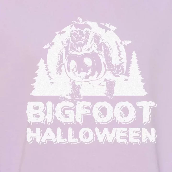 Bigfoot Halloween Funny Halloween Costume Gift Garment-Dyed Sweatshirt