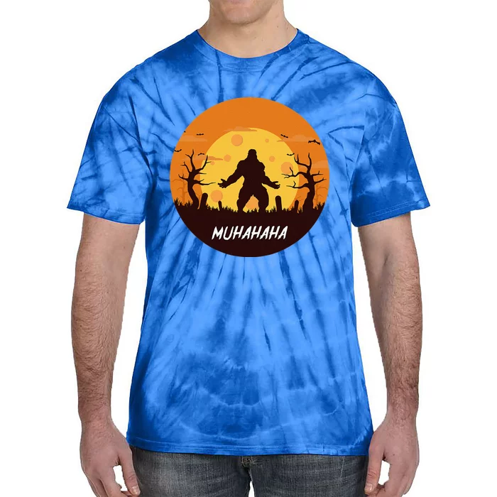 Bigfoot Halloween Funny Trick Or Treat Sasquatch Costume Tie-Dye T-Shirt