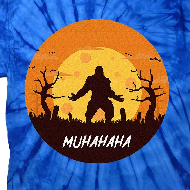 Bigfoot Halloween Funny Trick Or Treat Sasquatch Costume Tie-Dye T-Shirt