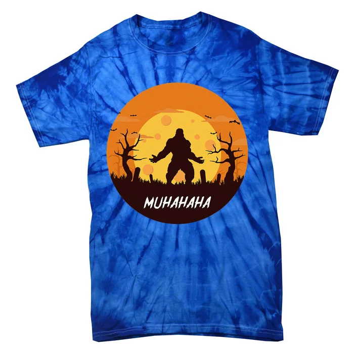 Bigfoot Halloween Funny Trick Or Treat Sasquatch Costume Tie-Dye T-Shirt