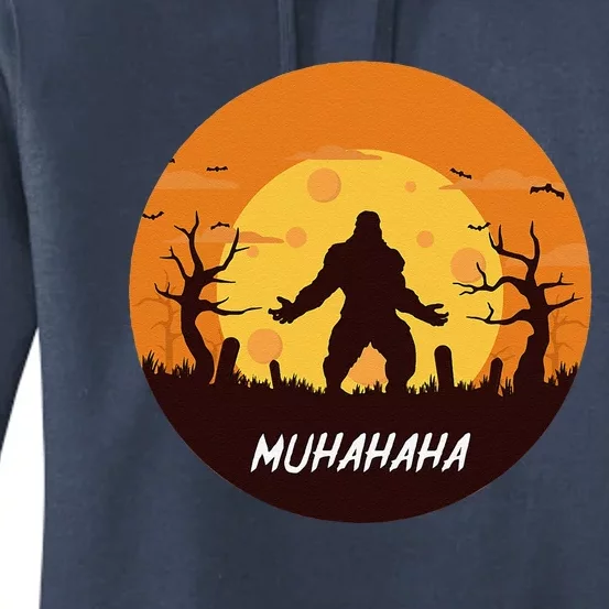 Bigfoot Halloween Funny Trick Or Treat Sasquatch Costume Women's Pullover Hoodie