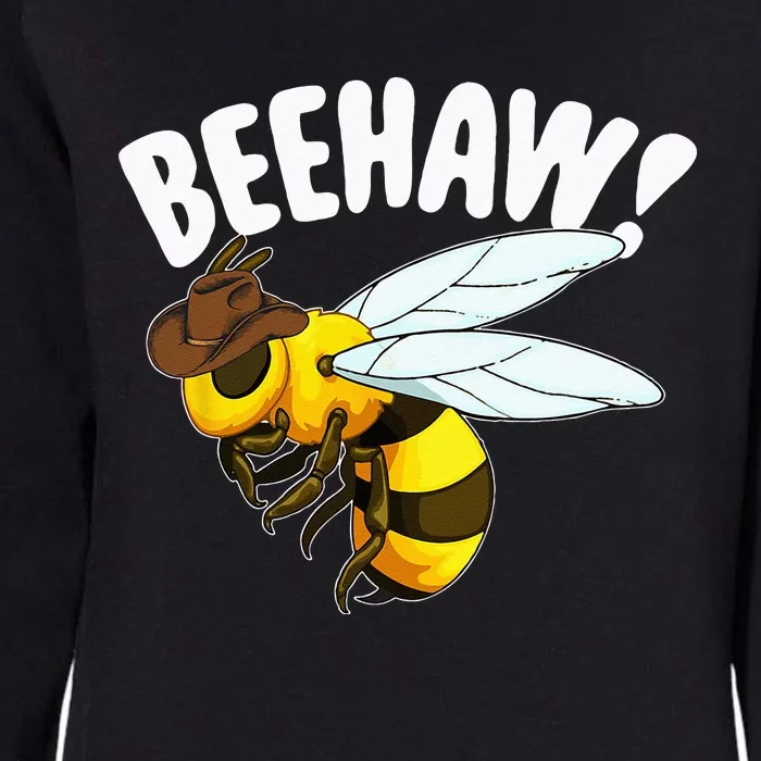 Bee Haw Funny Cowboy Wild West Honey Beekeeping Womens California Wash Sweatshirt