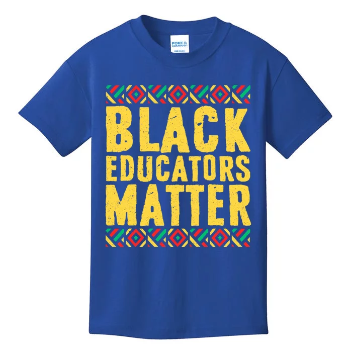 Black History Funny Gift Black Pride Black Educators Matter Gift Kids T-Shirt